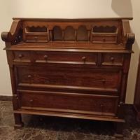 mobile secreter legno antiquariato vintage