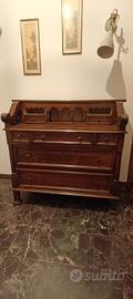 mobile secreter legno antiquariato vintage