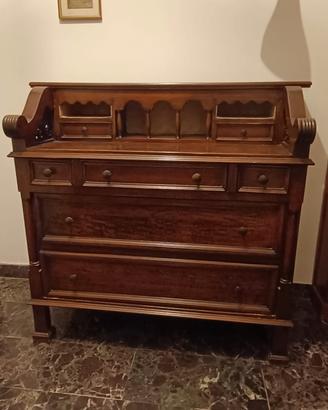 mobile secreter legno antiquariato vintage