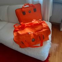 Set 2 pezzi completo borsa sacca valigia viaggio