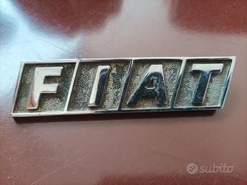 Scritta FIAT auto d'epoca 