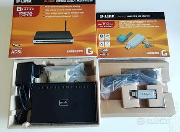 Modem Router Wireless D-Link DSL-2640B