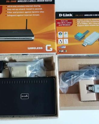 Modem Router Wireless D-Link DSL-2640B