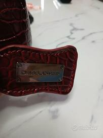 borsa similpelle di coccodrillo