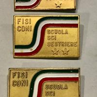 Distintivi FISI CONI SCI SESTRIERE