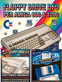 Amiga floppy disk drive + head cleaner kit