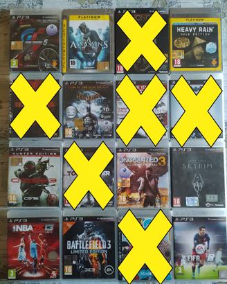 Lotto 15 giochi PlayStation 3