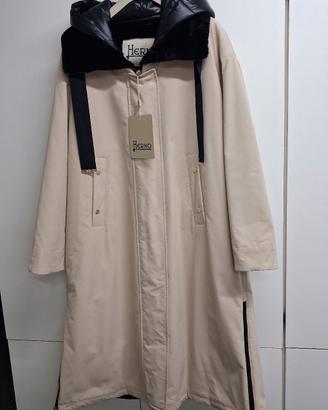 cappotto Herno foderato con pelliccia sintetica