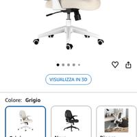 Sedia da scrivania