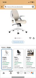 Sedia da scrivania