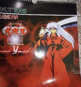 INUYASHA Calendario 2005