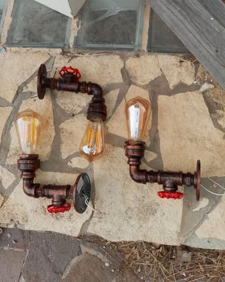 LAMPADE "INDUSTRIAL", uniche, metallo no plastica