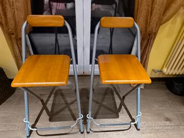 Sgabelli pieghevoli - coppia