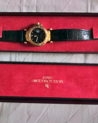 ANDRE LE MARQUAND_Swiss_Orologio SEABEE, oro pelle
