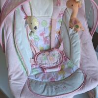Sdraietta da bambina con musica e vibrazione