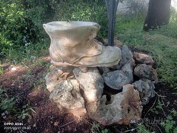 vaso a forma di scarpa