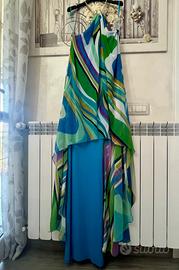 Tuta da cerimonia tg.48 turchese