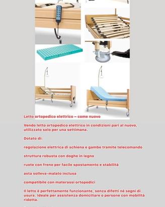 letto ortopedico