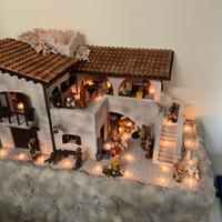 Presepe completo - piccolo borgo