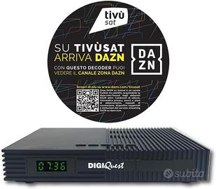 Digiquest Decoder Tivùsat Ti9, DVB-S2- con telecom