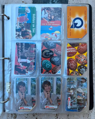 Collezione schede telefoniche anni '90
