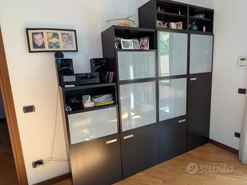 Composizione Besta Ikea soggiorno 