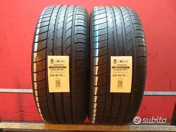 2 gomme 235 50 18 dunlop rft a5598