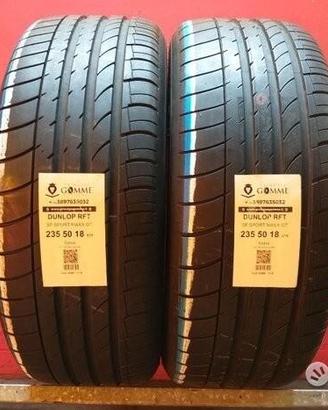 2 gomme 235 50 18 dunlop rft a5598