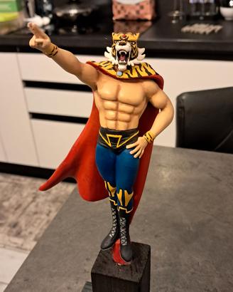 Tiger Mask 2 Tigerman Uomo Tigre statuetta dipinta
