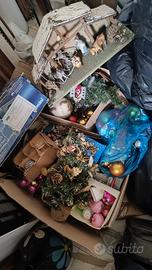 addobbi natalizi  e pres molti pezzi descrizione 