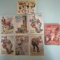 Lotto cartoline umoristiche Oktoberfest