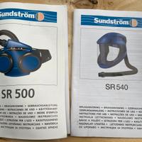 Casco rigido per verniciatura con respiratore