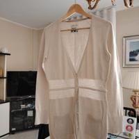Cardigan beige elegante e casual