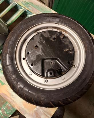 vespa px,cerchio conpleto,parabrezza