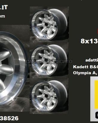 Cerchi minilite 8x 13 4x100 et-6 OPEL