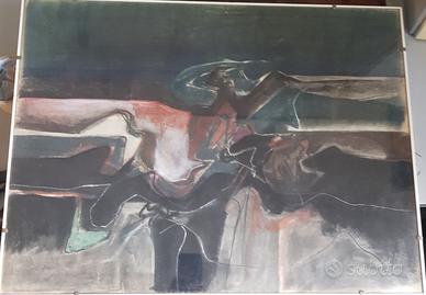 Mauro Chessa paesaggio pittura informale anni 60