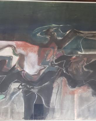 Mauro Chessa paesaggio pittura informale anni 60