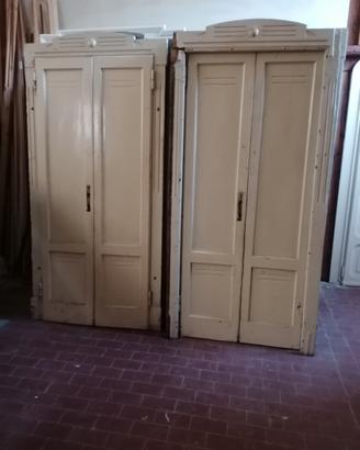 Porte Vecchie D'Epoca A Doppio Battente