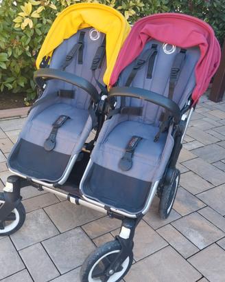 BUGABOO GEMELLARE passeggino completo di tutto.