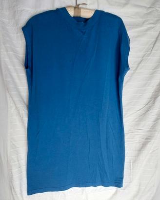 Zara mini abito tg.M blue cottone