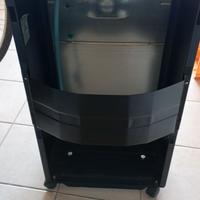 Stufa a gas per bombola con ruote