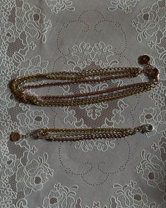 Parure collier e bracciale Unoaerre