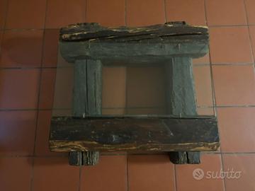 Tavolino da Caffè Artigianale Rustico