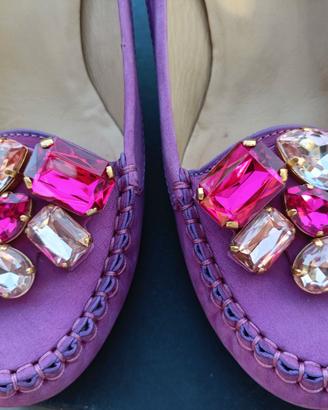 scarpa donna con pietre gioiello 