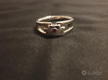 Anello Glamira Rubino su Argento 925 (certificato)