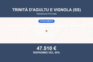 Immobile in asta di 55 m² a Trinità d'Agultu e Vig