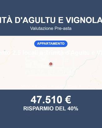 Immobile in asta di 55 m² a Trinità d'Agultu e Vig