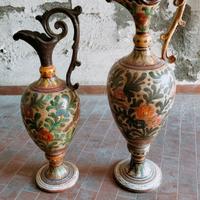 Coppia anfore ceramica Deruta