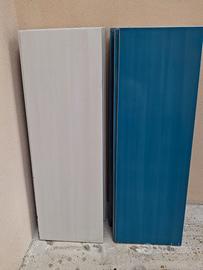 piastrelle bianco e turchese 25 x 75