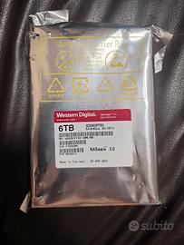 HDD 6Tb NUOVO Western Digital RED PRO SATA 3